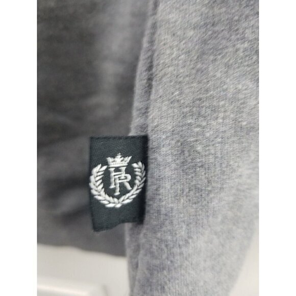 Headrush Original Fortune Favors the Brave Grey Hoody Yellow Logo Size Small - Picture 3 of 8